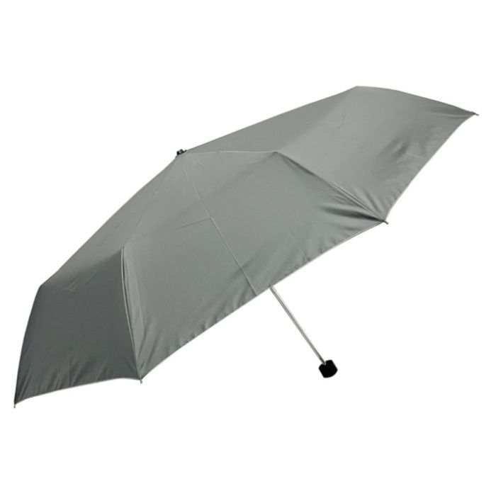 紳士UV 晴雨兼用 折り畳み傘 ラージ グレー 60cmミニ