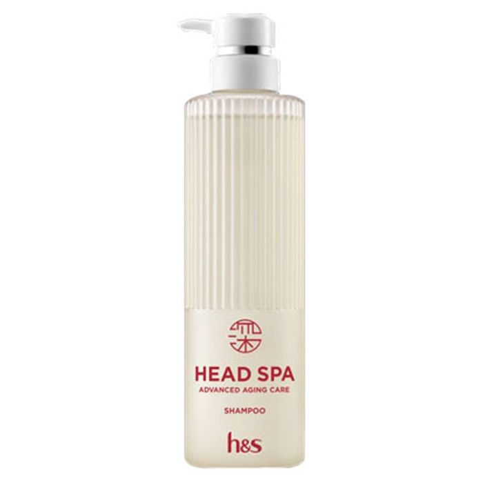 h&s 深ヘッドスパ アドバンスド エイジングケア シャンプー ポンプ 435g