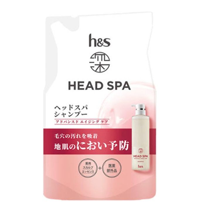P&G h&s 深ヘッドスパ アドバンスエイジングケア シャンプー 詰替 350g