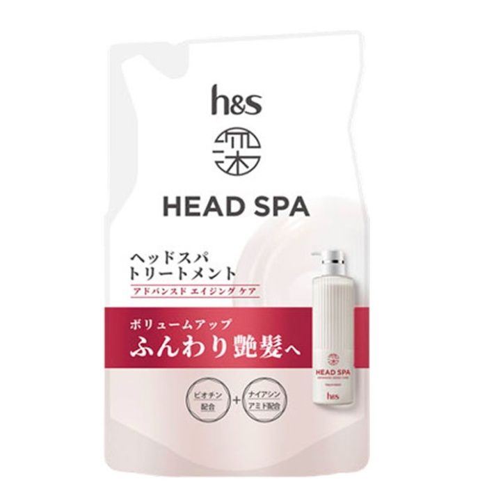 P&G h&s 深ヘッドスパ アドバンスエイジングケア トリートメント 詰替 350g