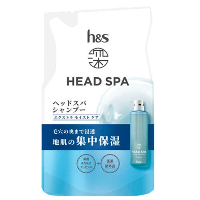 P&G h&s 深ヘッドスパ エクストラモイストケア シャンプー 詰替 350g