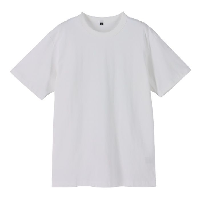 コットン半袖クルーネックTシャツ NS001 ホワイト 3Lの説明画像3