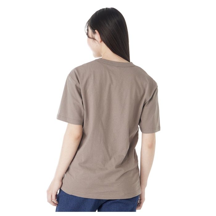 コットン半袖クルーネックTシャツ NS001 ベージュ Sの説明画像2