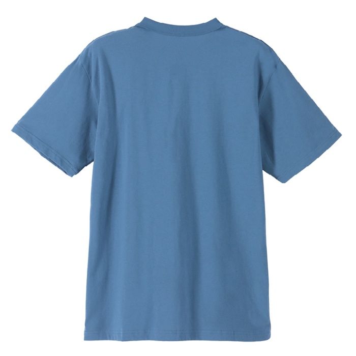 コットン半袖クルーネックTシャツ NS001 ブルー 3Lの説明画像4