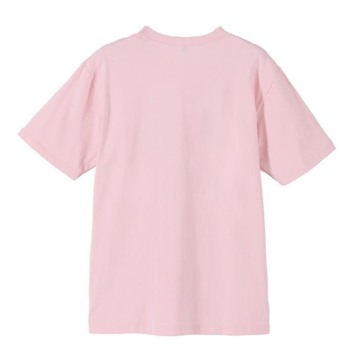 コットン半袖クルーネックTシャツ NS001 ピンク Mの説明画像4