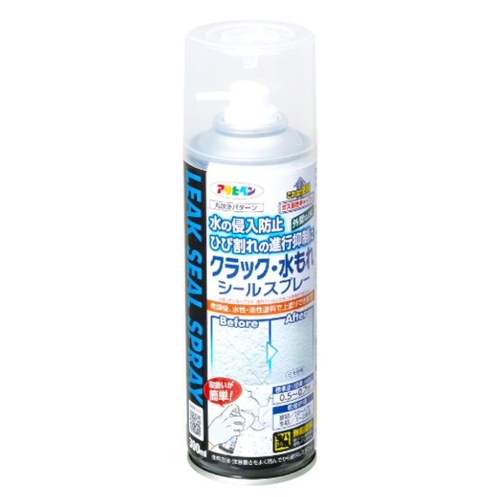 アサヒペン クラック・水もれシールスプレー 300MLクリヤL001