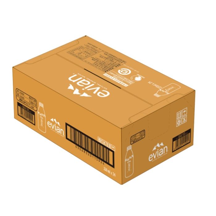 エビアン 220ml×24本 ケース