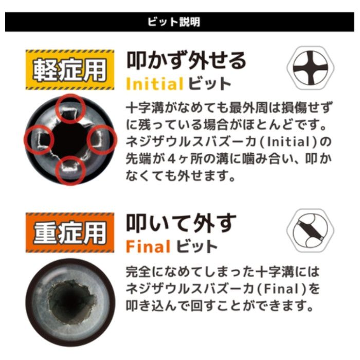 エンジニア GTドライヴネジバズーカセット DZ-76の説明画像5