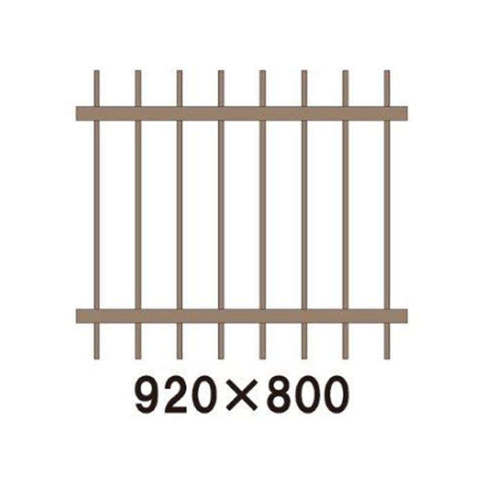 川口技研 G型面格子ブロンズ 920x800mmの説明画像2