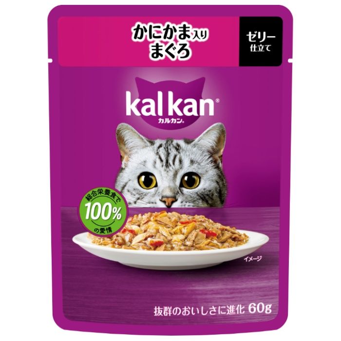 マース カルカンパウチ かにかま入りまぐろ 60g