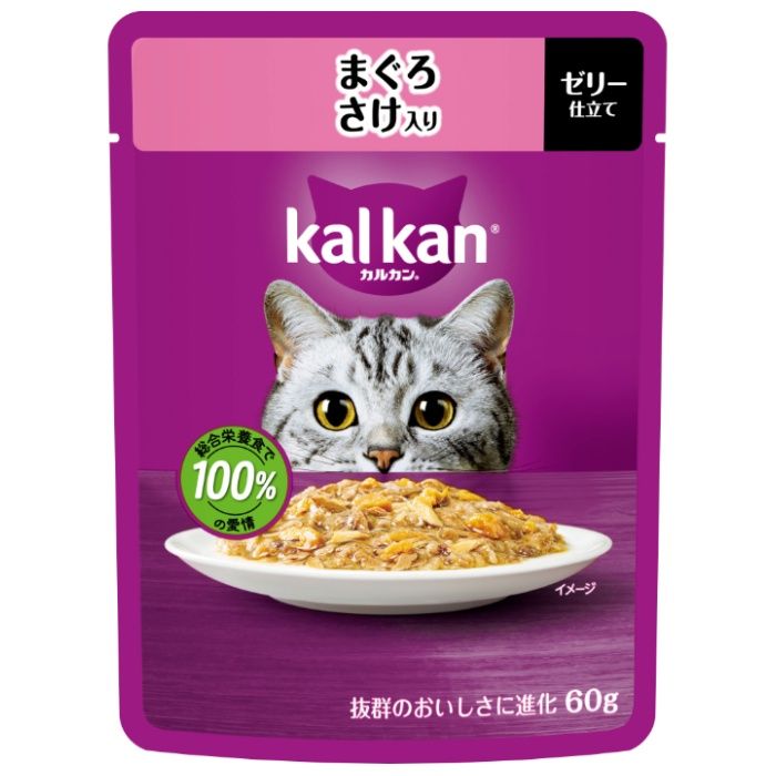 マース カルカンパウチ まぐろ さけ入り 60g