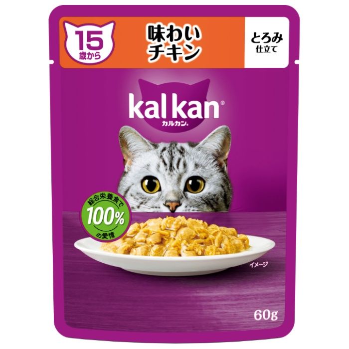 マース カルカンパウチ 15歳から 味わいチキン 60g
