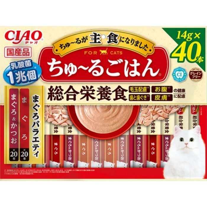 イナバ CIAO ちゅーるごはん まぐろバラエティ 14g×40本
