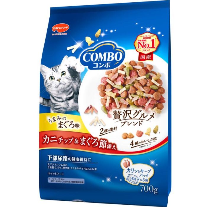 コンボ キャット まぐろ味・カニチップ・まぐろ節添え 700g