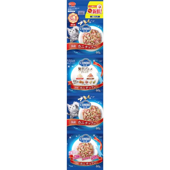 コンボ キャット 連パック 海の味わいメニュー カニチップ添え 160g