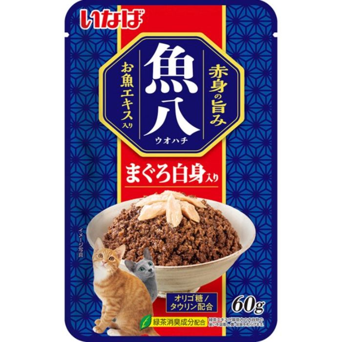 いなば 魚八パウチ　まぐろ白身入り 60g