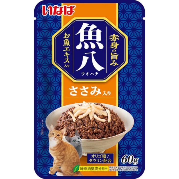 いなば 魚八パウチ　ささみ入り 60g