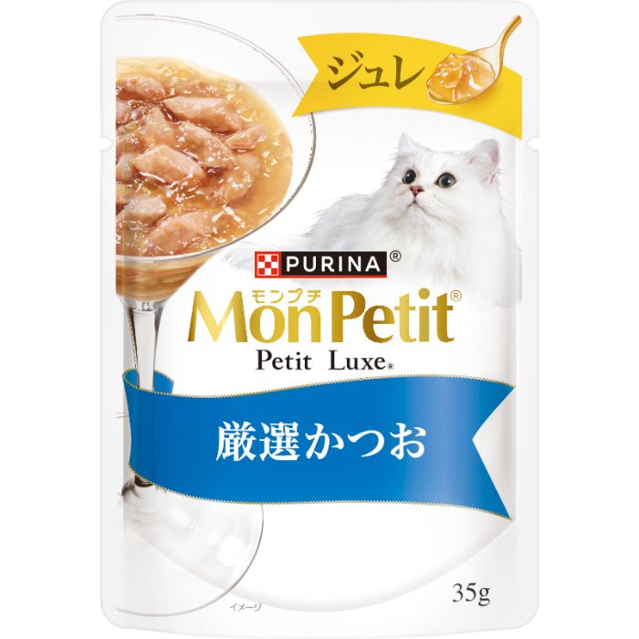 ネスレ モンプチ　プチリュクスパウチジュレ　厳選かつお 35g