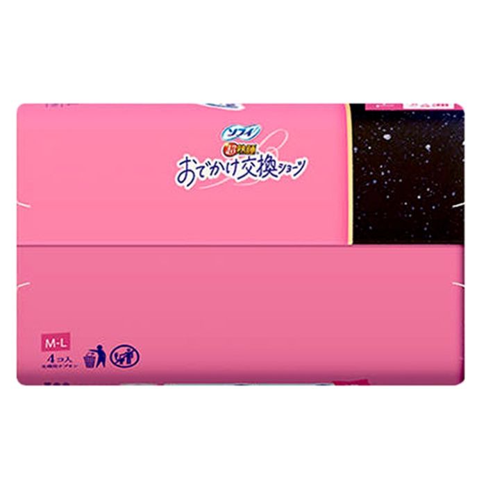 ソフィ 超熟睡 おでかけ交換ショーツ M-Lサイズ 4コ入の説明画像3