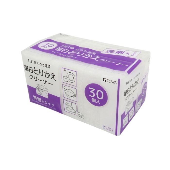 東和産業 毎日取替えクリーナー 洗剤入 30個入り