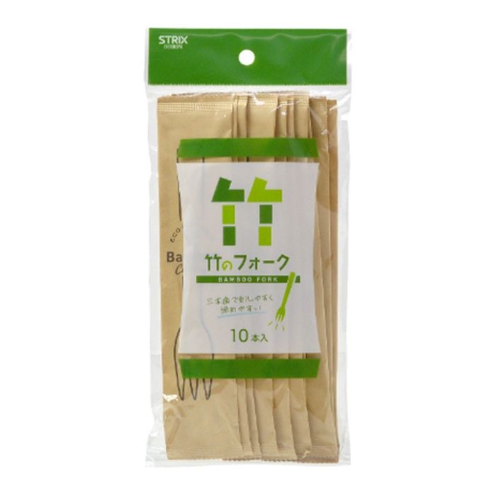 ストリックスデザイン 竹のフォーク 10本入