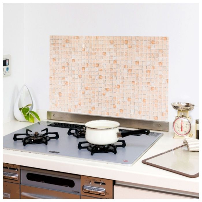 ぴたっと簡単 吸着シート きれいに貼れる 張り直し可能 レンガ調の説明画像2