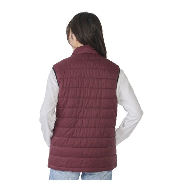 ヒートベスト 1420 ワイン Mの説明画像2