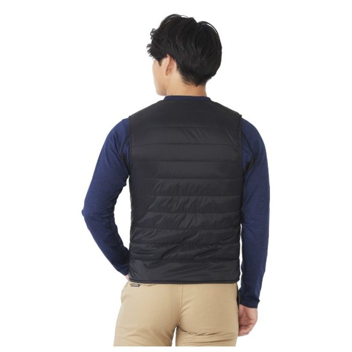 ヒートインナーベスト 1421 ブラック LLの説明画像2