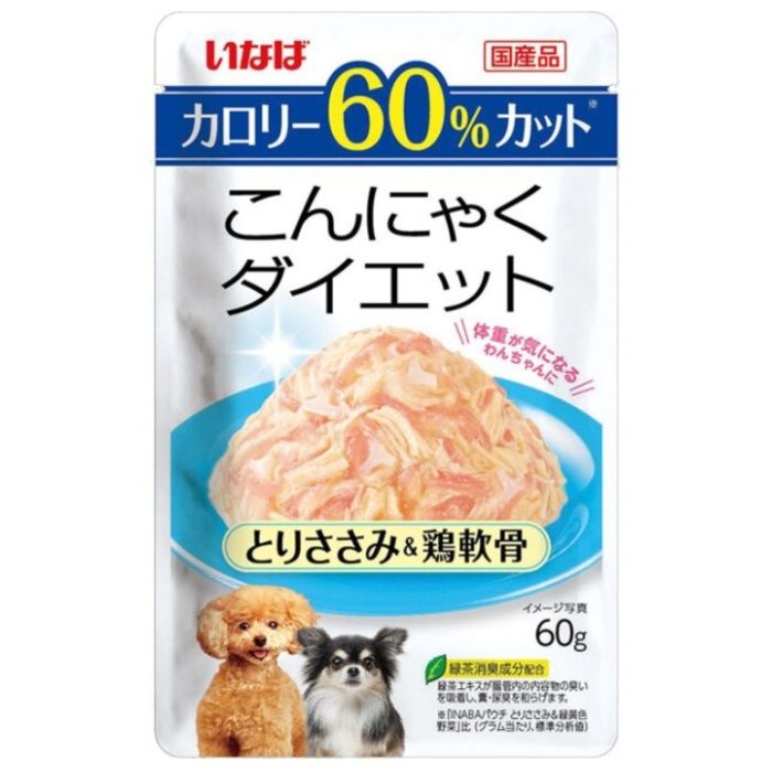 いなば こんにゃくダイエット とりささみ&鶏軟骨 60g