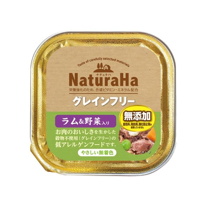 サンライズ ナチュラハ　グレインフリー　ラム&野菜入り 100g