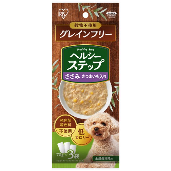 アイリスオーヤマ ヘルシーステップ　ささみ　さつまいも入り　70g×3P HRCS703