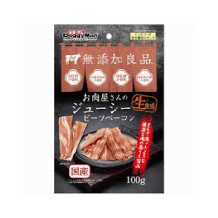 ドギーマン お肉屋さんのジューシービーフベーコン 100g