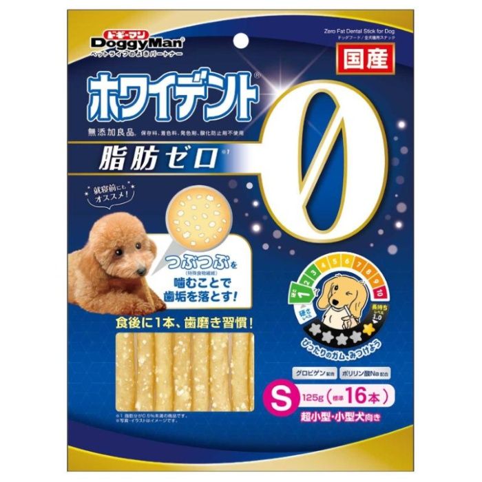 ドギーマン ホワイデント　脂肪ゼロ　S 125g