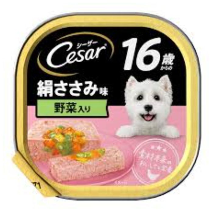 マース シーザー16歳からの絹ささみ味野菜入り 100g