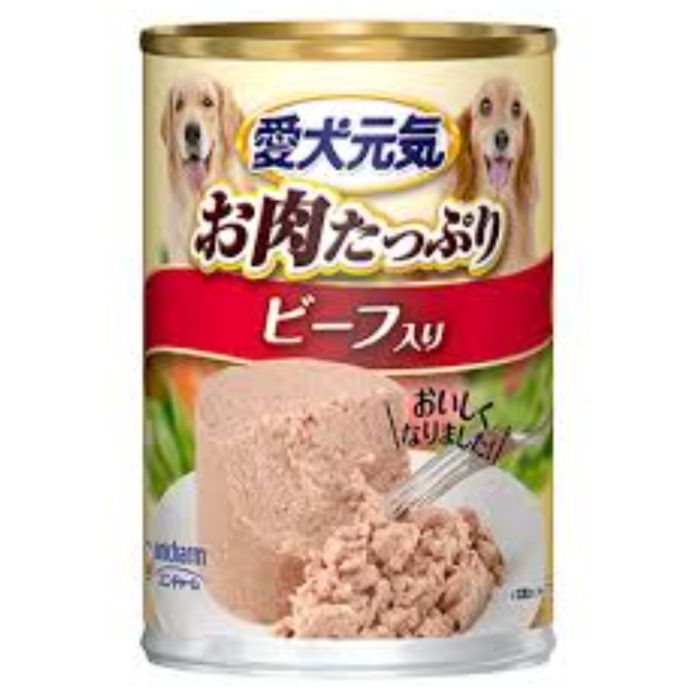 ユニチャーム 愛犬元気缶味わいと健康プラスビーフ 375g