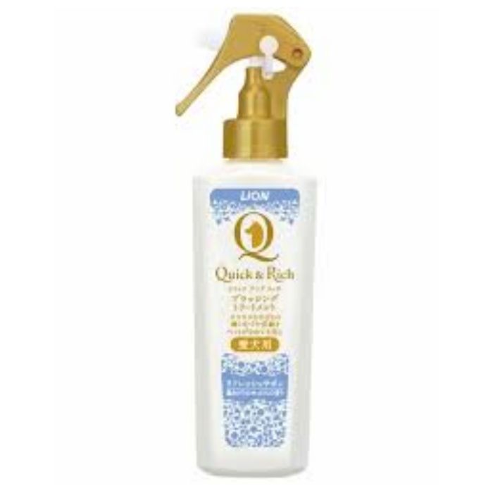 ライオン クイック&リッチブラッシングトリートメント愛犬用リフレッシュサボン 200ml