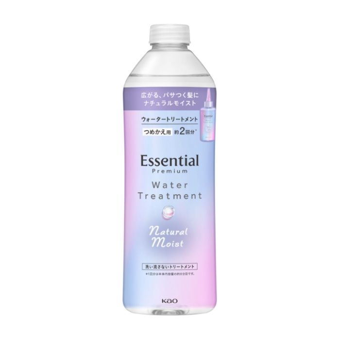 花王 エッセンシャルプレミアム WTRナチュラルモイスト詰替340ML