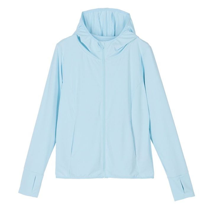 レディースUVパーカー SO-002 ブルー Mの説明画像3