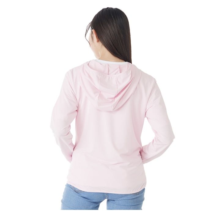 レディースUVパーカー SO-002 ピンク Mの説明画像2