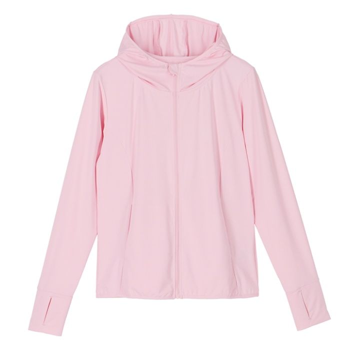 レディースUVパーカー SO-002 ピンク Mの説明画像3