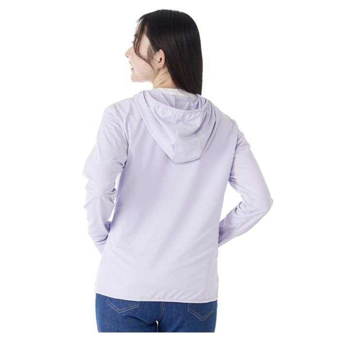 レディースUVパーカー SO-002 パープル Mの説明画像2