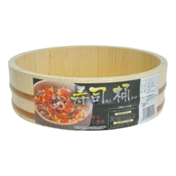 市原木工 寿司桶 27cm