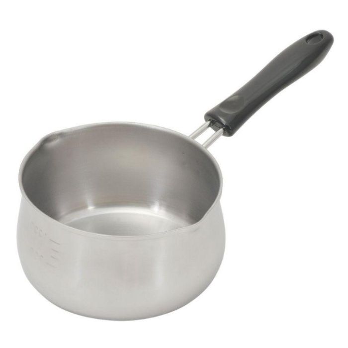 パール金属 ディズキッチンステンレス製つぼ型ミルクパン 14CM(目盛付)