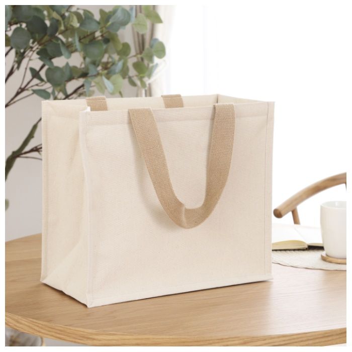 コットン保冷保温 横型大容量バッグ　Mの説明画像6