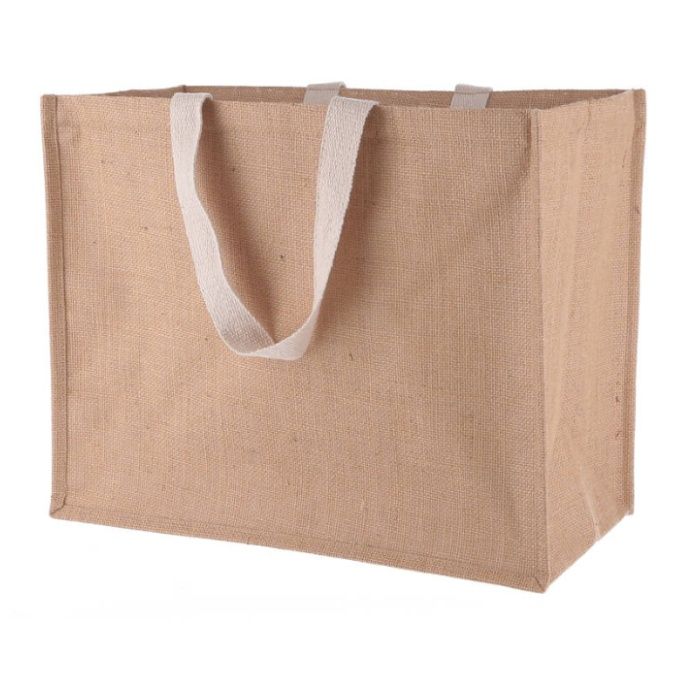 ジュート保冷保温 横型大容量バッグ　L