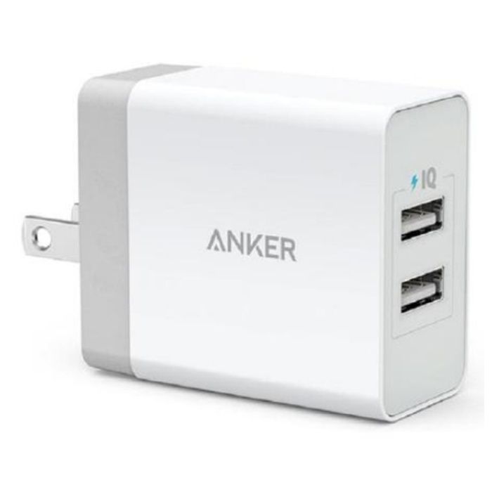 ANKER 24W 2ポート USB休息充電器 A2021N21