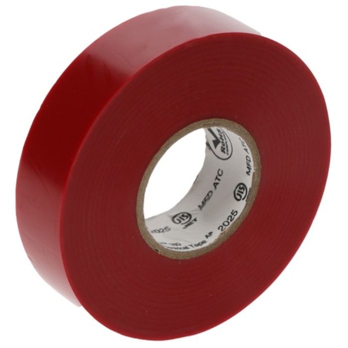 3M Temflexビニールテープ 180　RED　10　レッド19X10