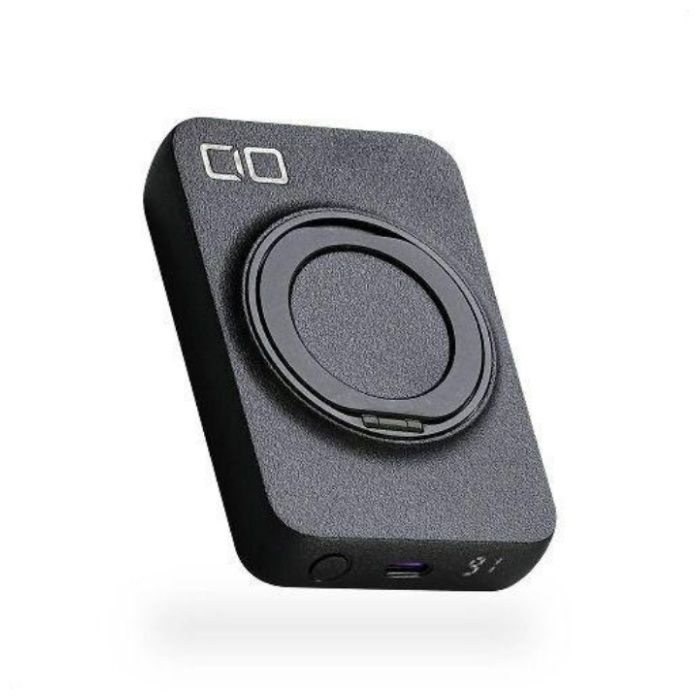 CIO SMARTCOBY Ex02 Wireless Charger(Magnet & Watch) plus Stand ブラック CIO-MB20W1C-5000-EX02-BK