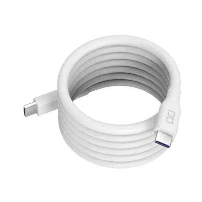 CIO スパイラルシリコンケーブル CtoC 1m ホワイト CIO-SLSC30000-CC1-WH