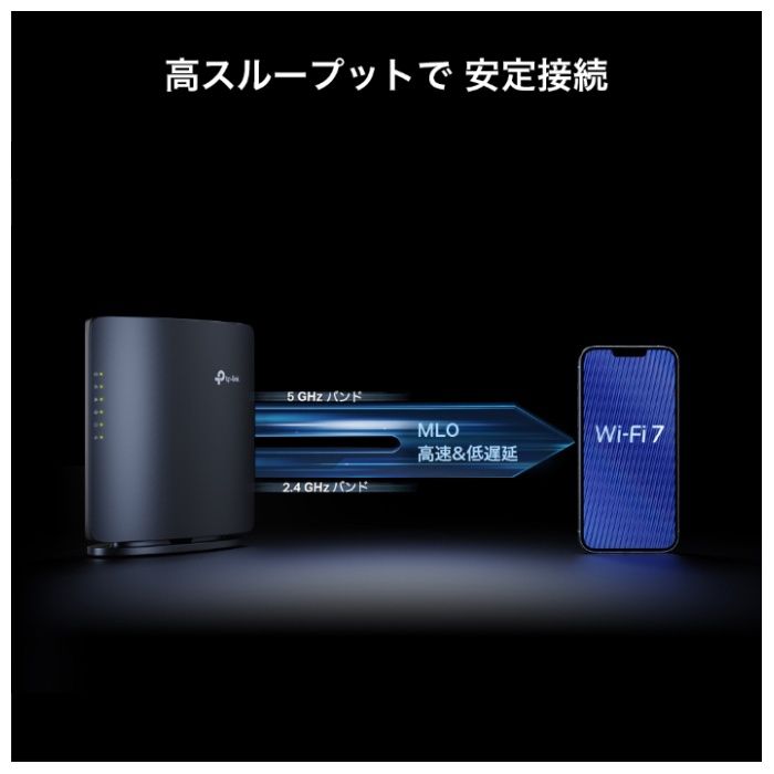 TP-Link デュアルバンドWi-Fi7ルーター BE3600の説明画像5